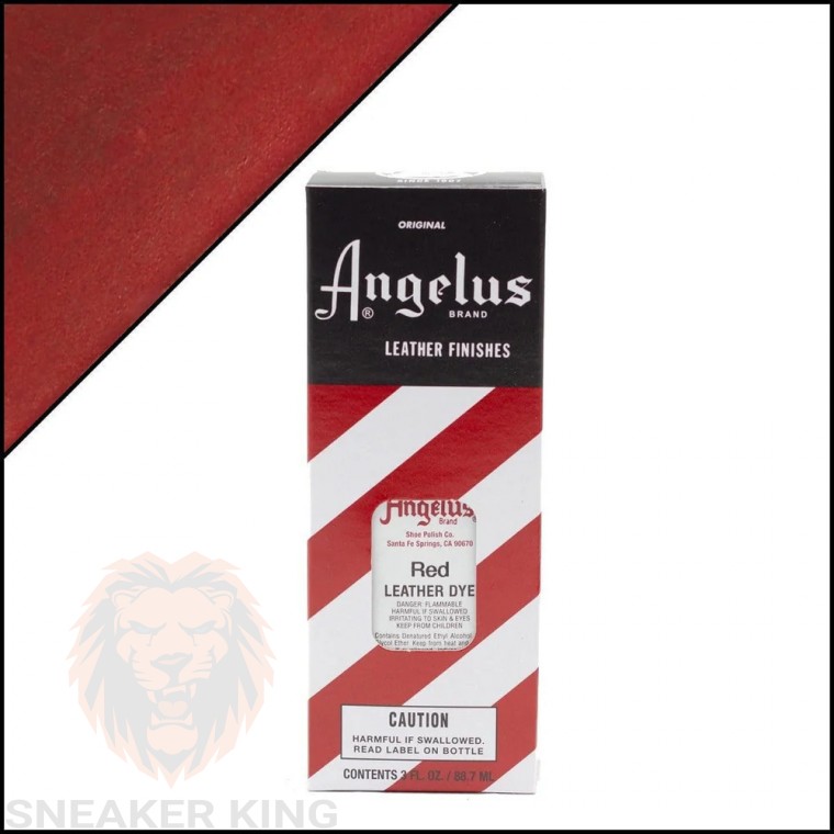 Барвник для шкіри Angelus leather dye Red (червоний) made in USA